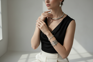 Moliane Studio catalog-referenced live model jewelry editorial