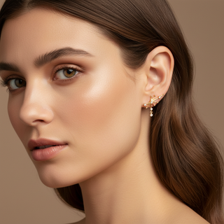 Celine Daoust earrings model shot