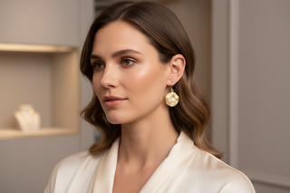 Louise Hendricks earrings model shot