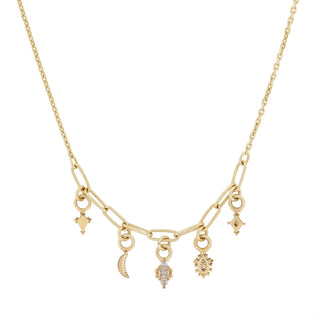 Metier - Eiffel Detail Dala Bold Diamond Necklace