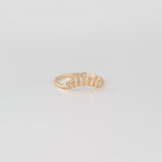Celine Daoust - Irregular Crown And Diamonds Ring