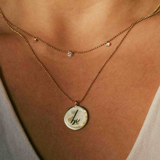 EMBLM - Floating Diamond Necklace