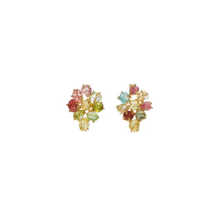 Lionette - Peony Flower Earrings