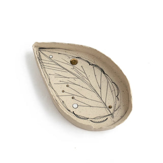 Helen Prior - Golden Promise Large Leaf #4 Dish