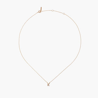 Chan Luu - Gold And White Diamond Initial Necklace