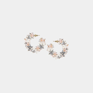 Olivia Dar - Multi Flower Hoop