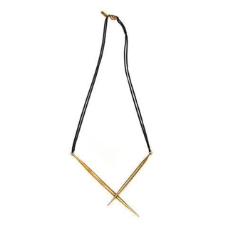 K/ller Collection - Crossed Quill Necklace