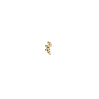 Metier - Fleurescent Marquise Gold Stud