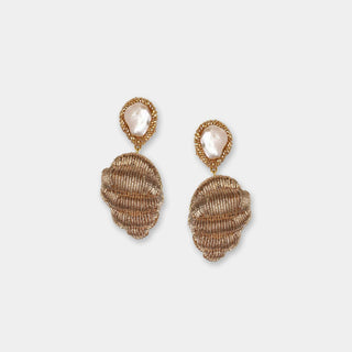 Olivia Dar - Conch Earrings
