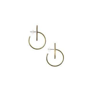 K/ller Collection - Small Lined Circle Hoops