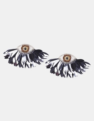 Olivia Dar - Tinos Eye Earrings