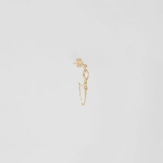 Celine Daoust - Moonstone And Diamond Eye Hoops