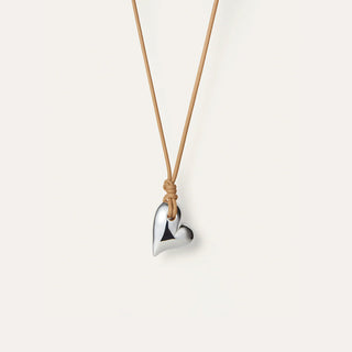 Jenny Bird - Art Heart On A String Necklace