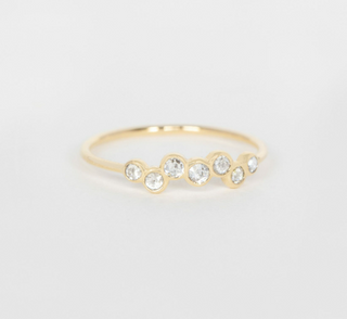 Celine Daoust - Twisted Grey Diamonds Ring