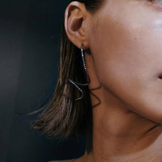 Saskia Diez - Sparking Spiral Single Earring