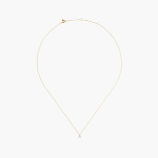 Chan Luu - Gold And White Diamond Initial Necklace
