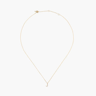 Chan Luu - Gold And White Diamond Initial Necklace