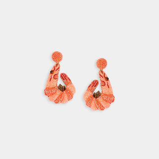 Olivia Dar - Shrimp Earrings