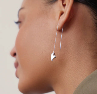 Jenny Bird - Puffy Heart Threader Earrings