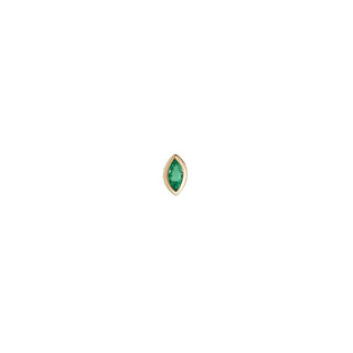Metier - Mini Bezel Marquise Stud