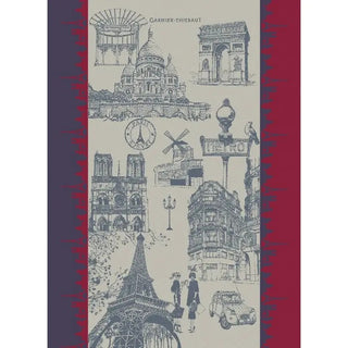 Garnier Thiebaut - Jâ€™Aime Paris Tricolore Kitchen Towel