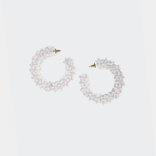 Olivia Dar - Flower Hoops