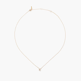 Chan Luu - Gold And White Diamond Initial Necklace