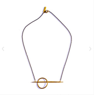 K/ller Collection - Small Lateral Quill Rising Necklace