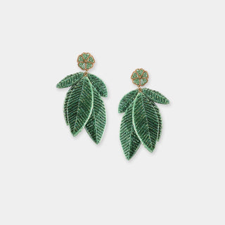 Olivia Dar - Leaf Earrings