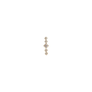 Metier - Five Stone Petite Studs