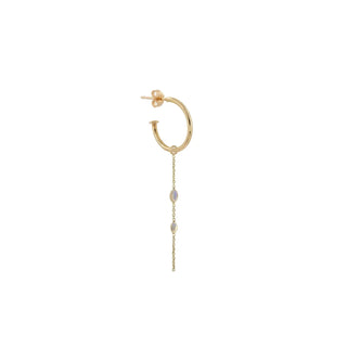 Metier - Double Opal Marquise Hoop