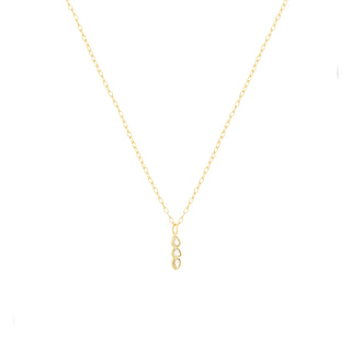 Celine Daoust - 3 Rose Cut Diamond Chain Necklace