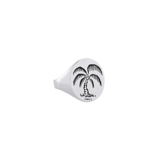L.h.n - Palm Tree Signet Ring
