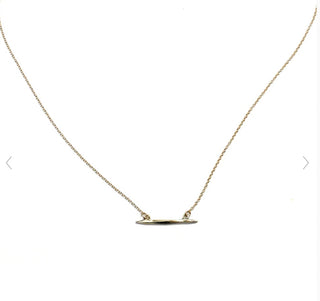 K/ller Collection - 10k Lateral Twist Spike Necklace