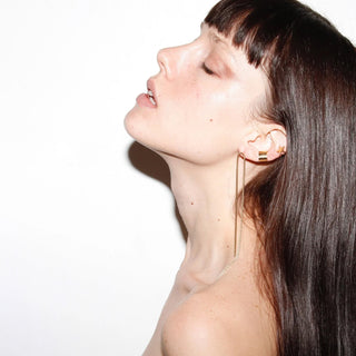 Saskia Diez - Open Fringe Earrings