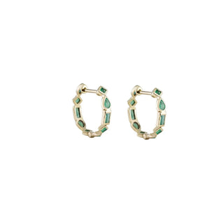 Metier - Mixed Cut Gemstone Hoop