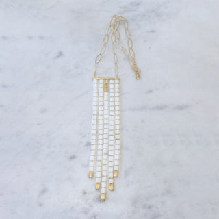 Iwona Ludyga Designs - Milk & Honey Waterfall Necklace