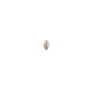 Metier - Mini Bezel Marquise Stud