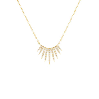 Celine Daoust - Rising Diamond Sunbeams Necklace