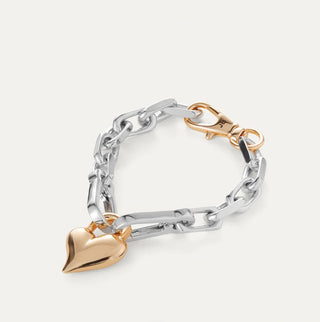 Jenny Bird - Padlock Heart Chain Bracelet