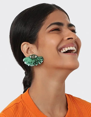 Olivia Dar - Tinos Eye Earrings