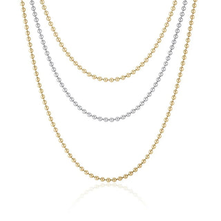 EMBLM - Two-Tone Ball Chain Necklace