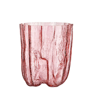 Kosta Boda - Tall Crackle Circular Vase