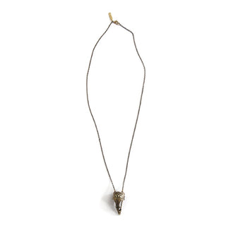 K/ller Collection - Engraved Partridge Skull Necklace