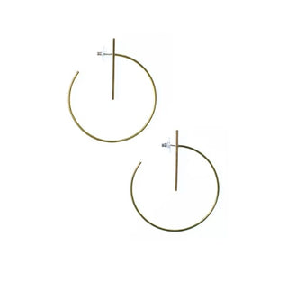 K/ller Collection - Large Lined Circle Hoops
