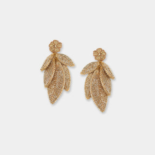 Olivia Dar - Leaf Earrings