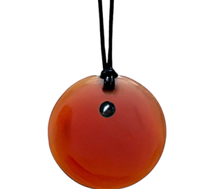 Jacqueline Rose - Luna Pendant Necklace in Carnelian
