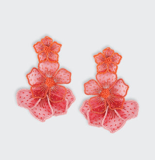 Olivia Dar - Maxie Peonie Earrings