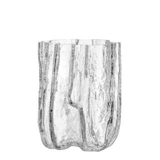 Kosta Boda - Tall Crackle Circular Vase
