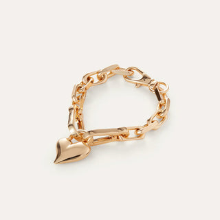 Jenny Bird - Padlock Heart Chain Bracelet